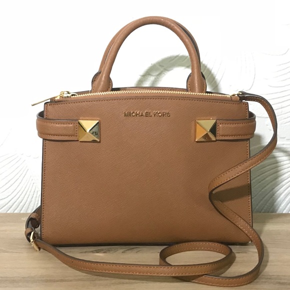 Michael Kors Handbags - SALE! NWT MICHAEL KORS Leather Brown Satchel